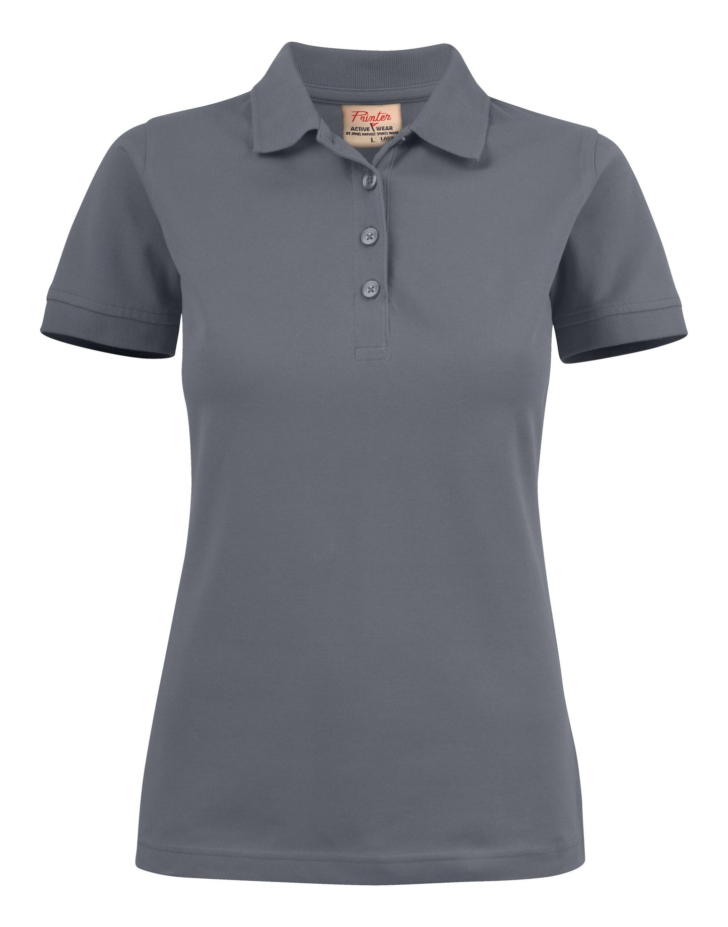 Ladies Surf Stretch Polo - Steel Grey