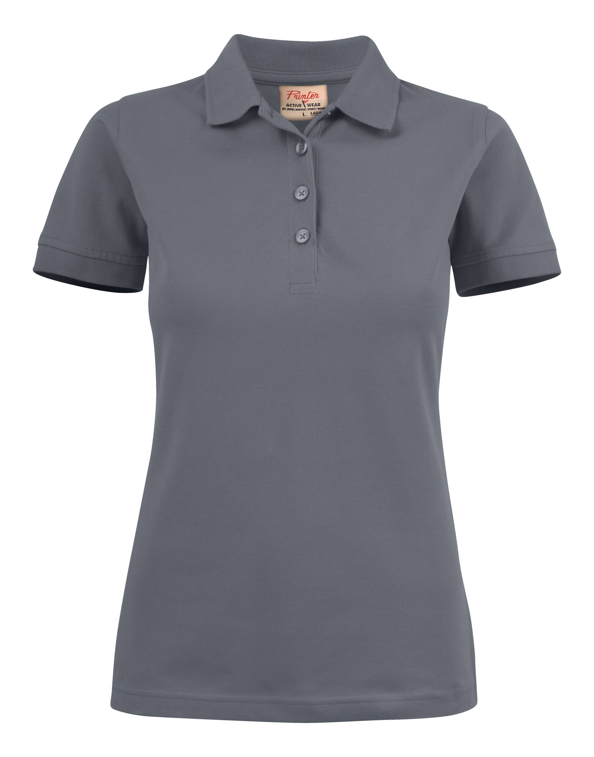 Ladies Surf Stretch Polo - Steel Grey