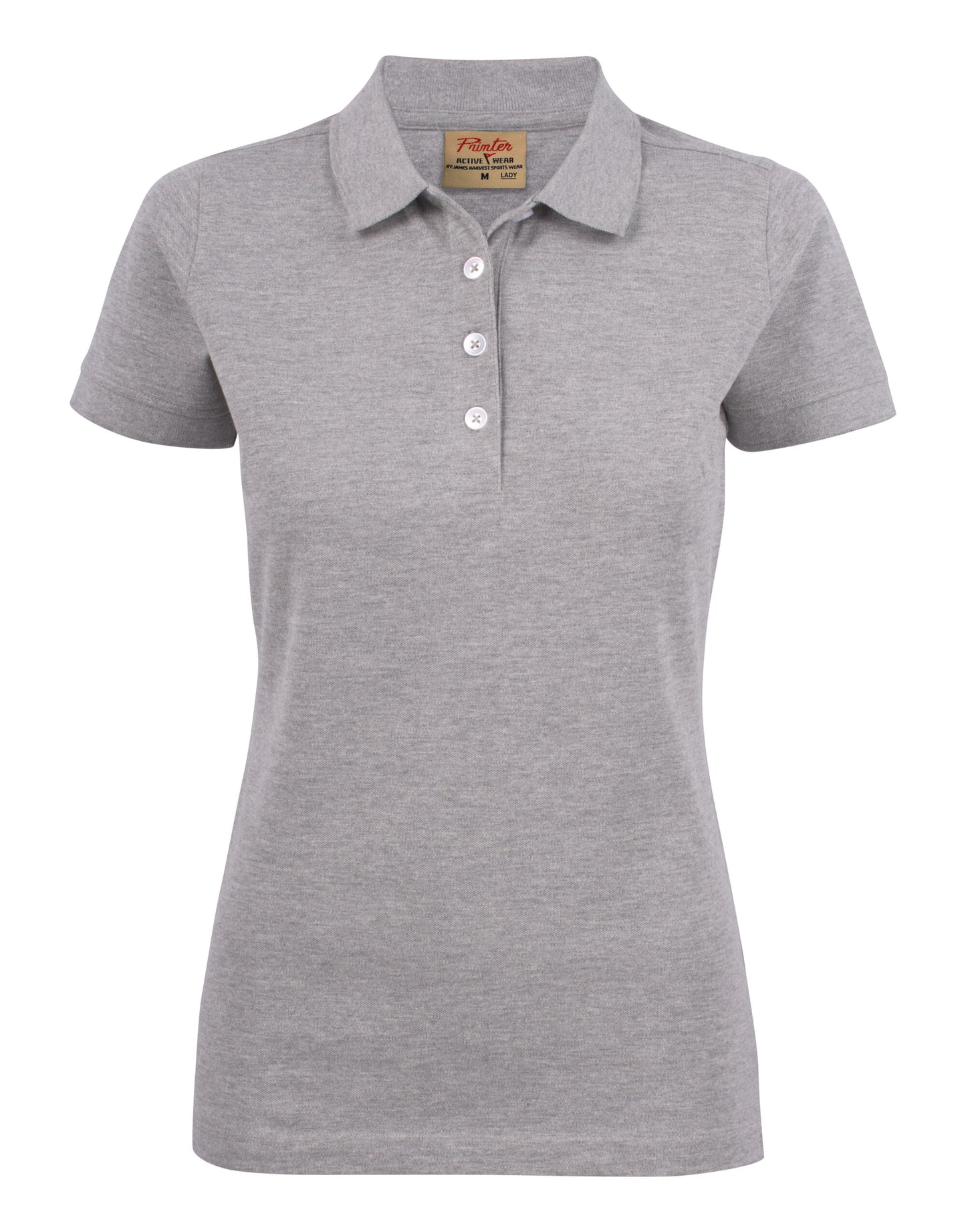 Ladies Surf Stretch Polo - Grey Melange