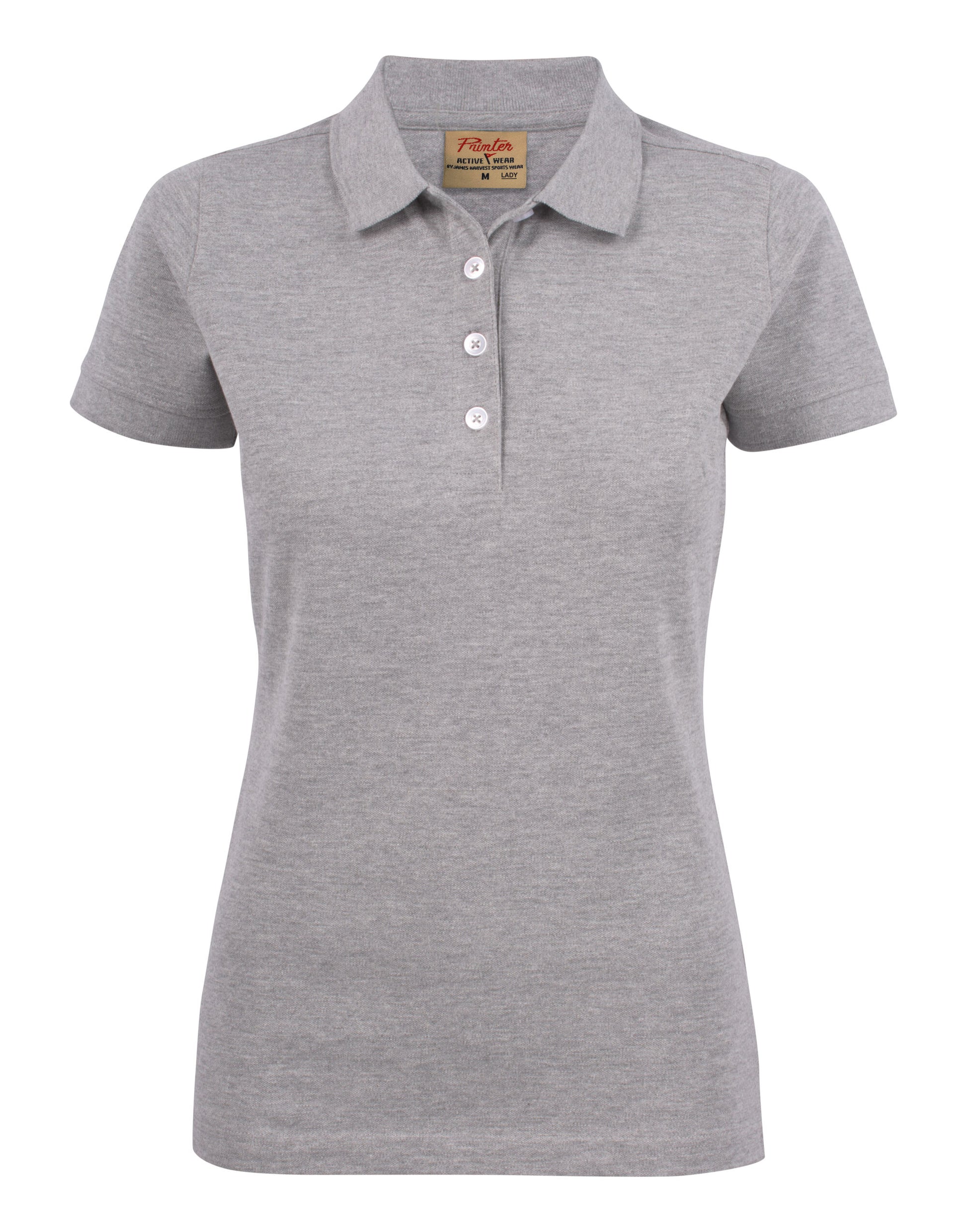 Ladies Surf Stretch Polo - Grey Melange