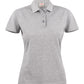 Ladies Surf Light Polo - Grey Melange