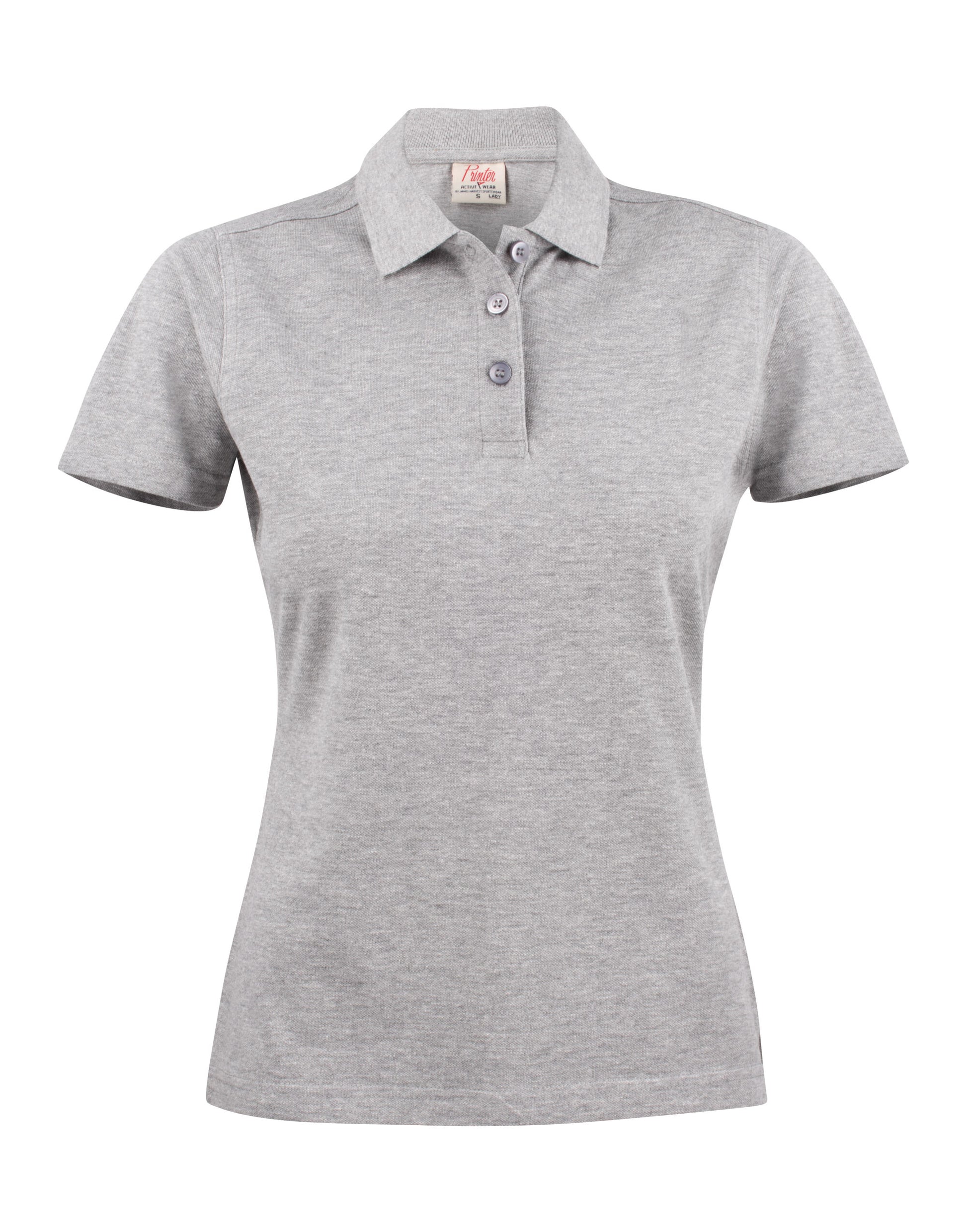Ladies Surf Light Polo - Grey Melange