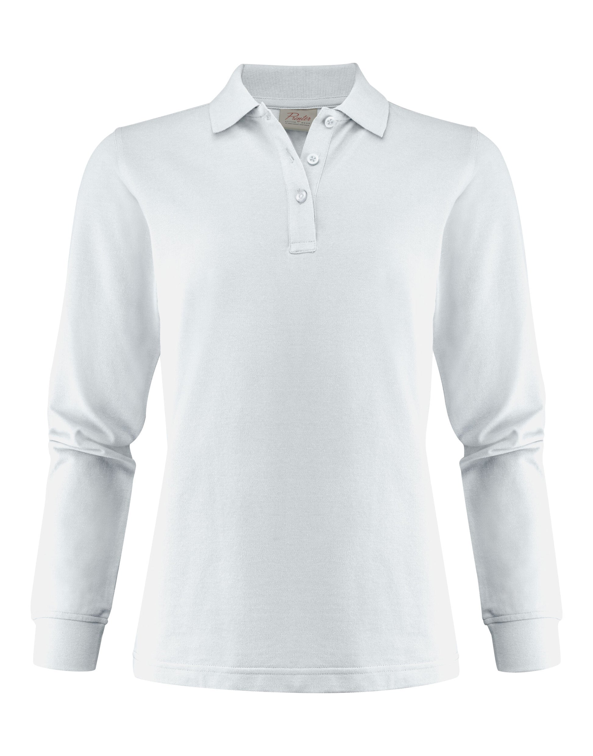 Ladies Surf Pro Long Sleeve Polo - White