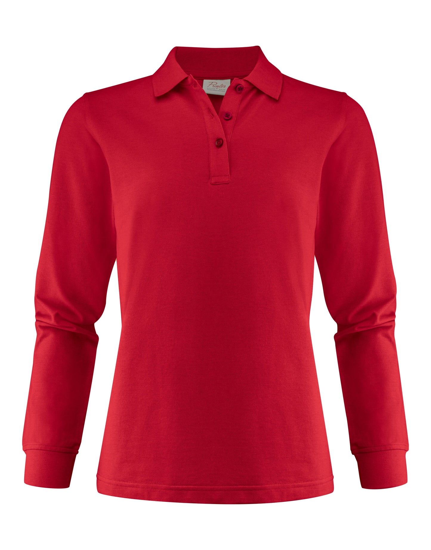 Ladies Surf Pro Long Sleeve Polo - Red