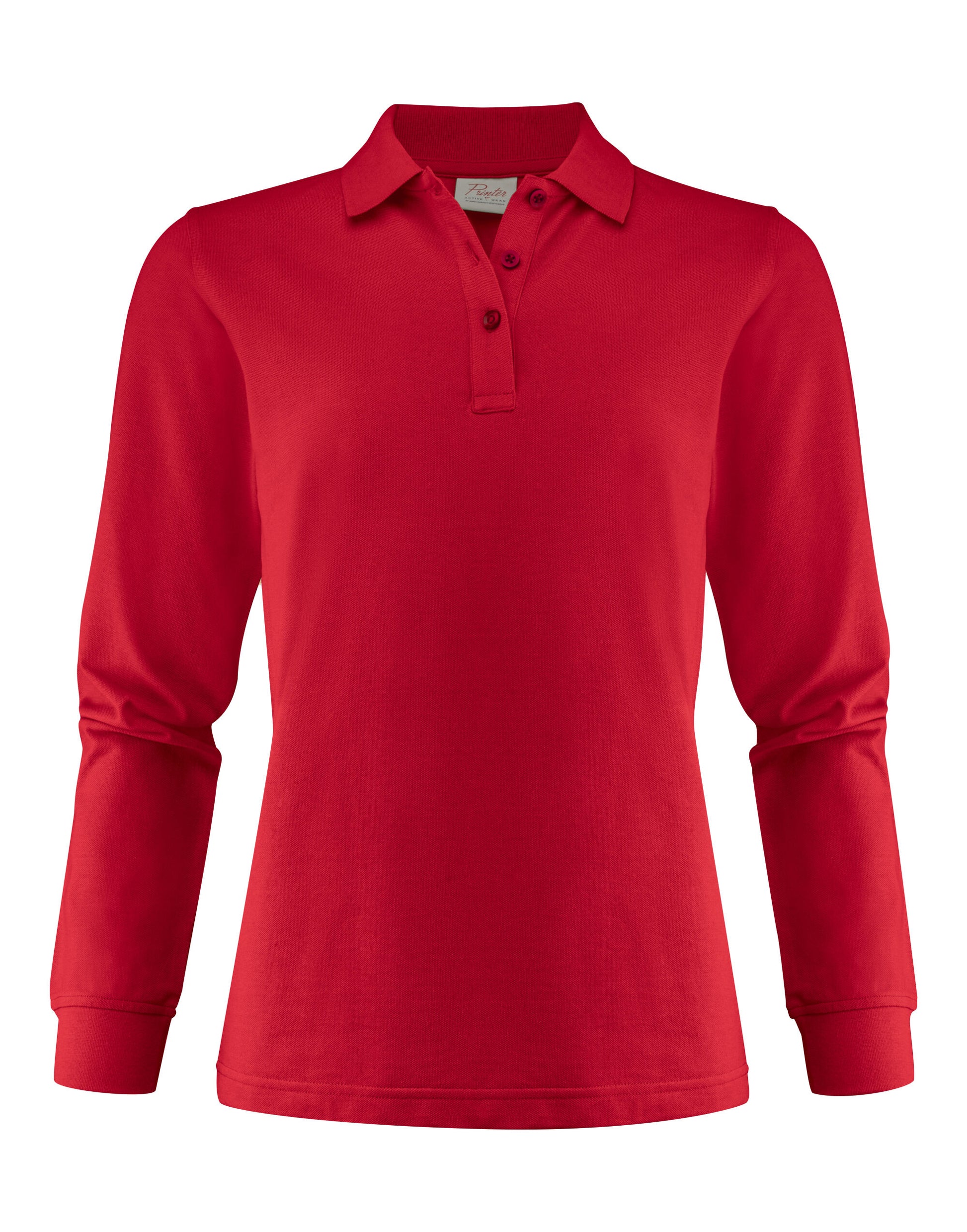 Ladies Surf Pro Long Sleeve Polo - Red