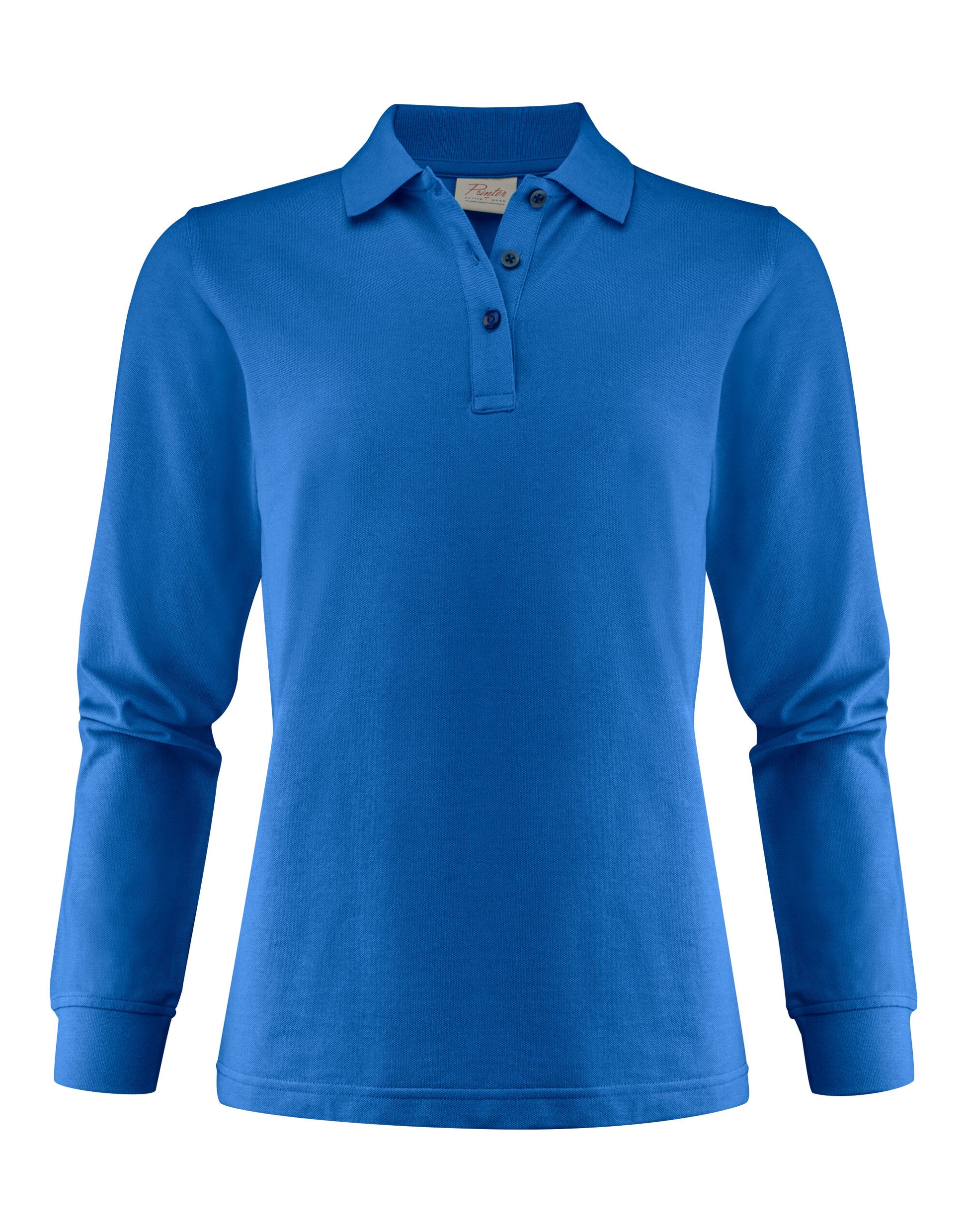 Ladies Surf Pro Long Sleeve Polo - Ocean Blue