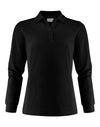 Ladies Surf Pro Long Sleeve Polo - Black