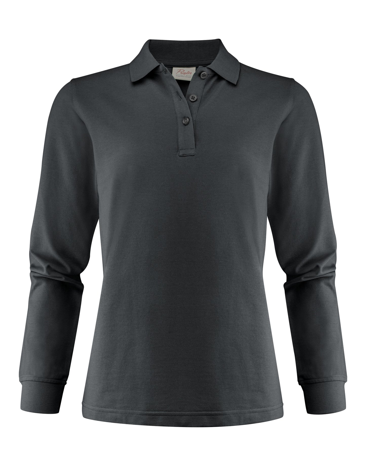 Ladies Surf Pro Long Sleeve Polo - Steel Grey