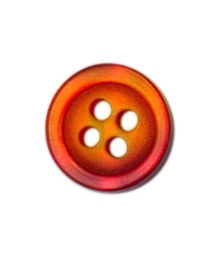 Shirt Button Large (10-Pack) - Bright Orange