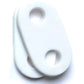 Drawstring Stopper - White