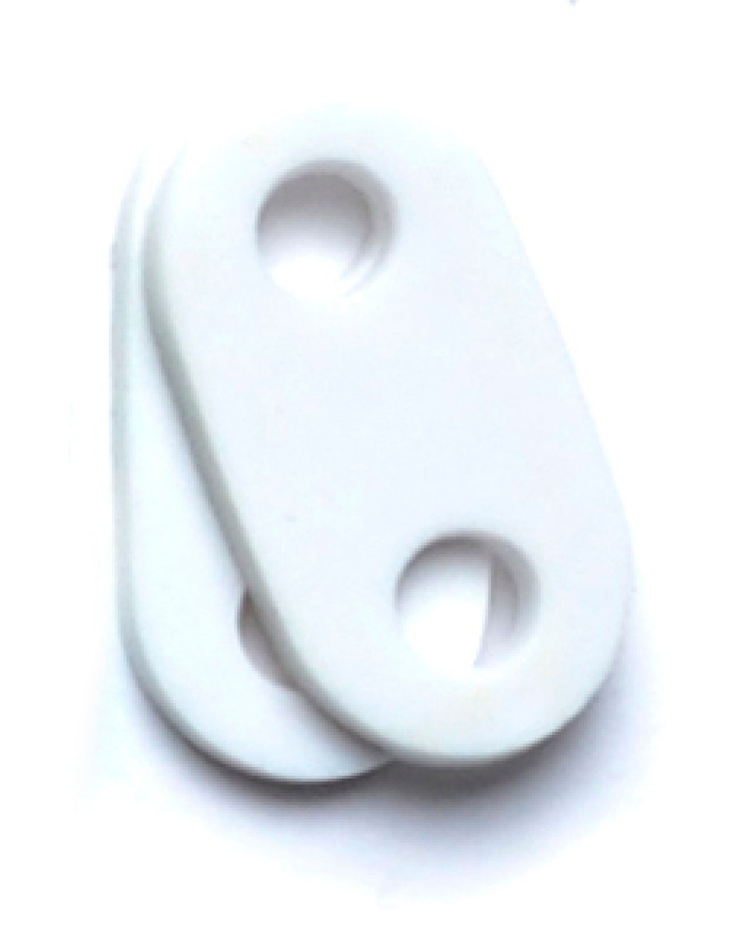 Drawstring Stopper - White