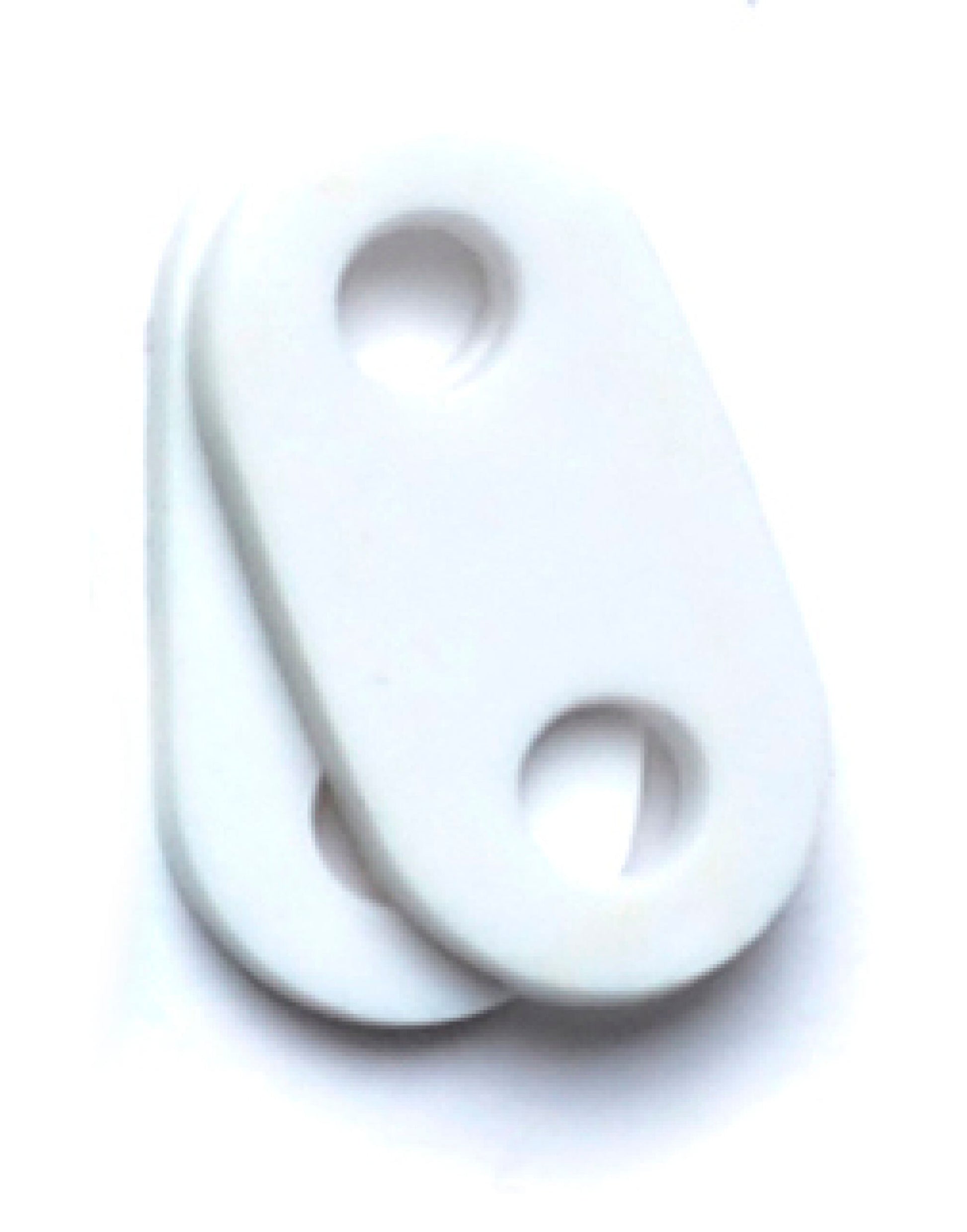 Drawstring Stopper - White