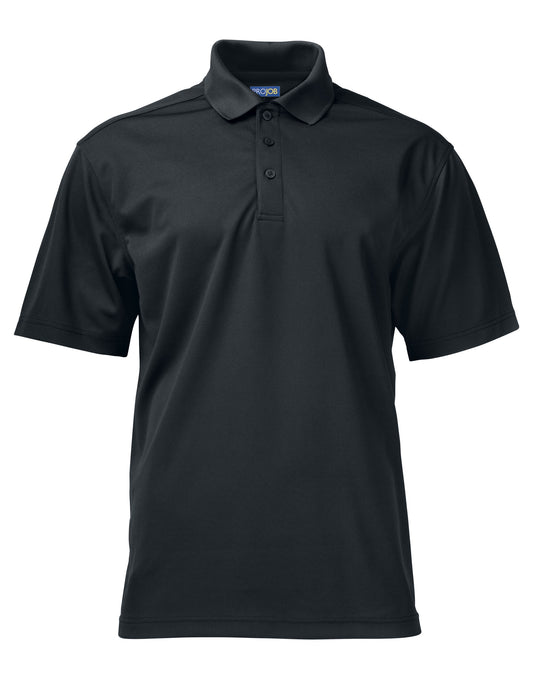 Prio 2040 Pique Function Polo - Black