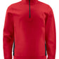 Prio 2128 1/2 Zip Sweatshirt - Red