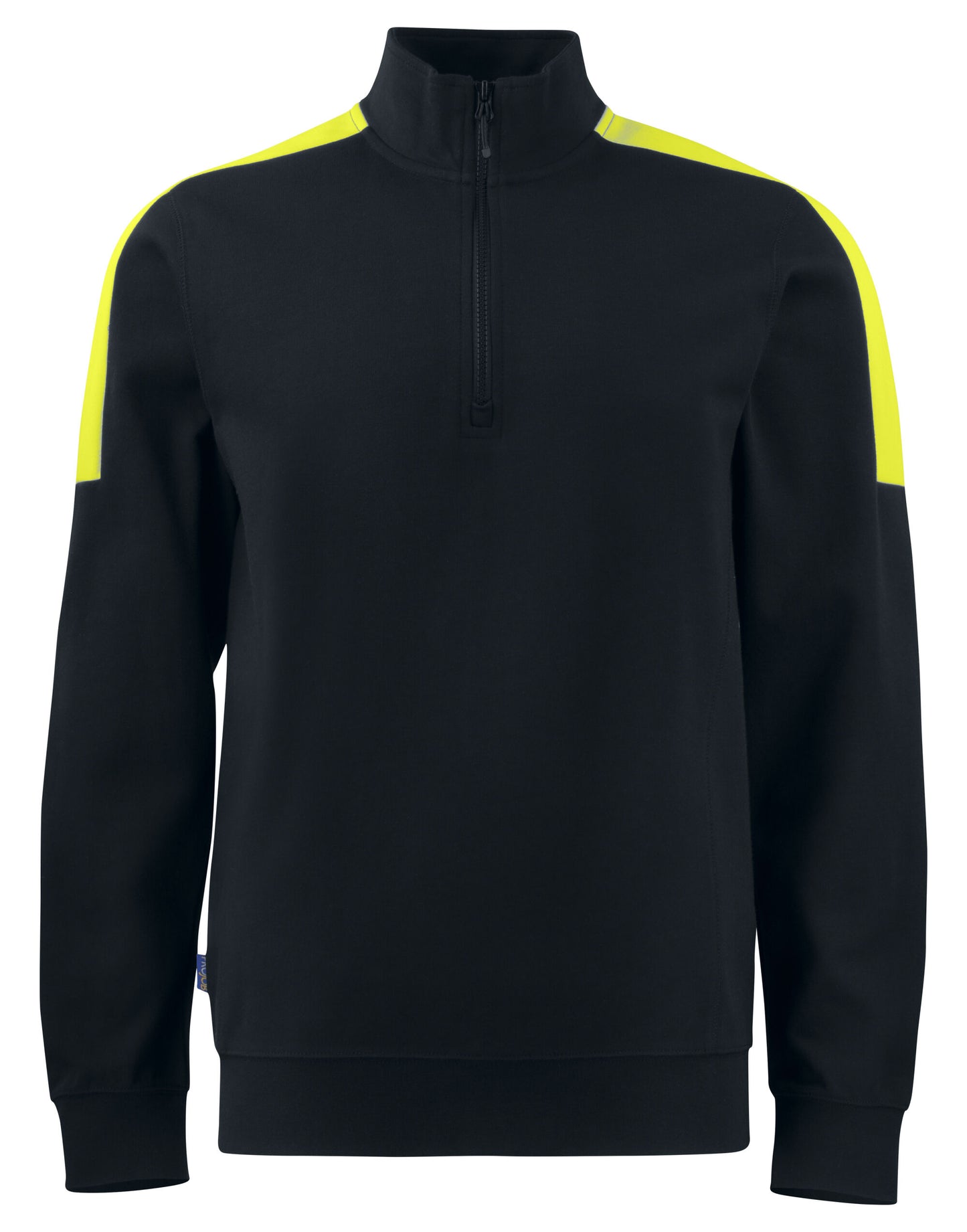 Prio 2128 1/2 Zip Sweatshirt - Black/Yellow