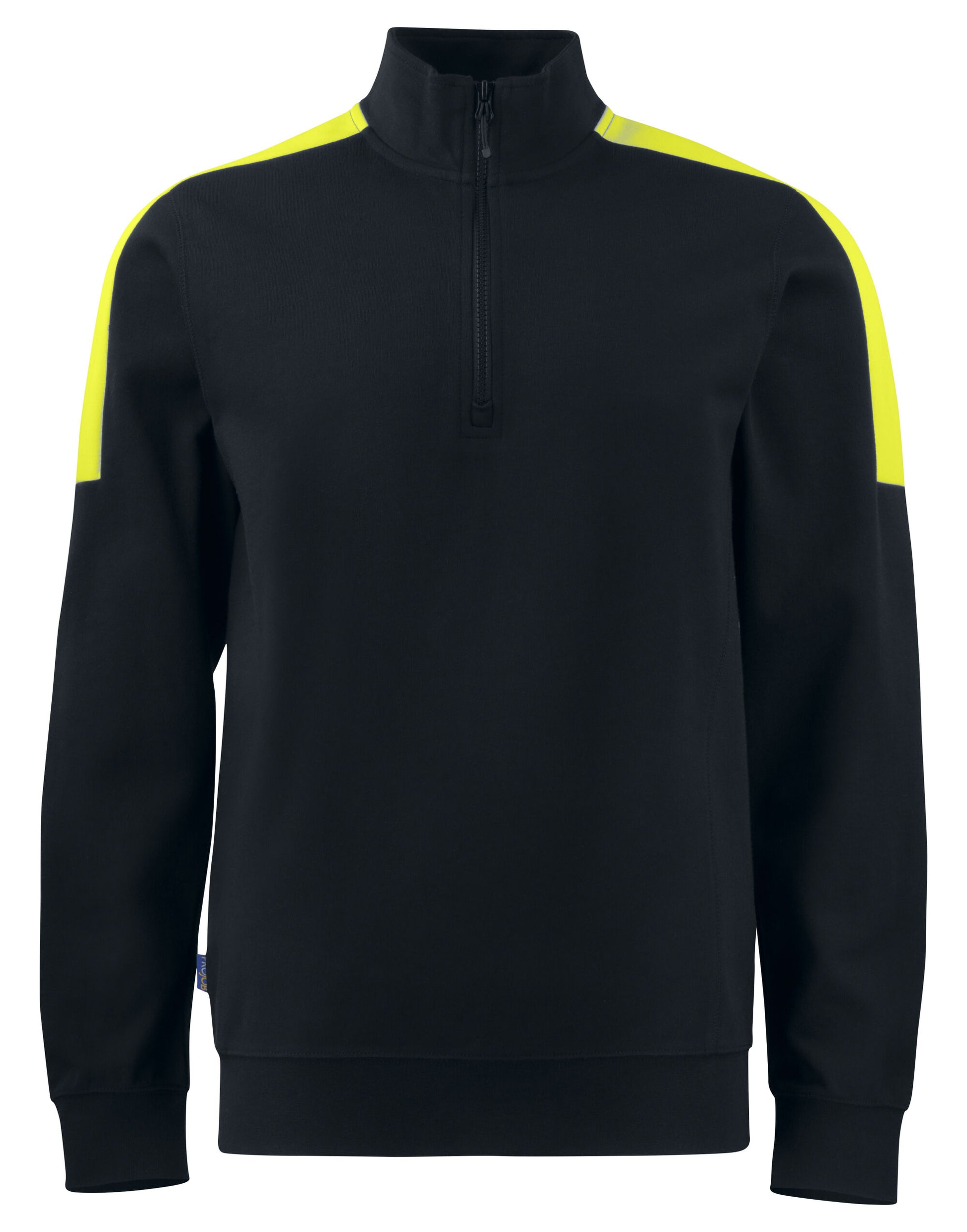 Prio 2128 1/2 Zip Sweatshirt - Black/Yellow