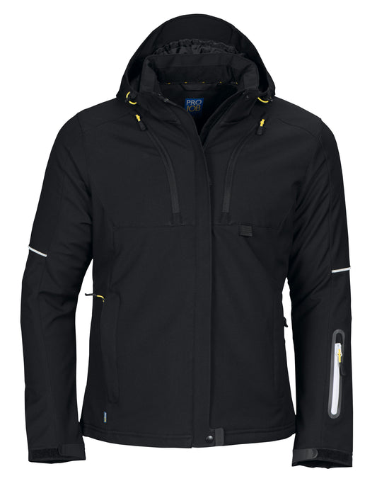3413 Ladies Padded Functional Jacket - Black
