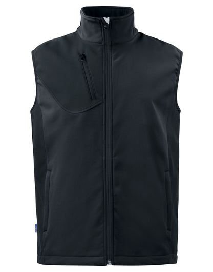 Prio 3702 Softshell Vest - Black