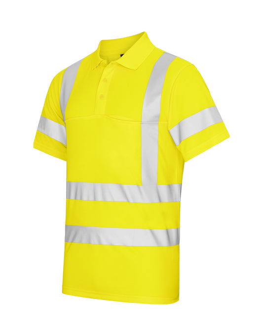 Prio 6040 Class 2/3 Pique Polo Class 3/2 - Yellow