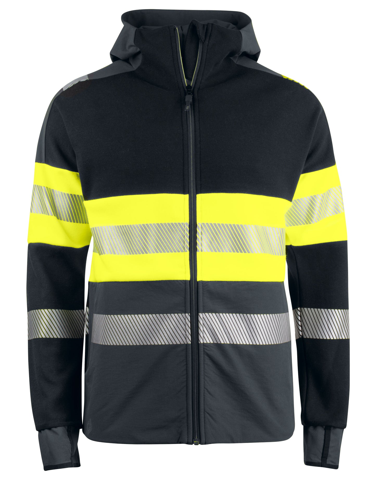 6122 Technical Hood Jacket EN ISO 20471 Class 1 - Yellow/Black