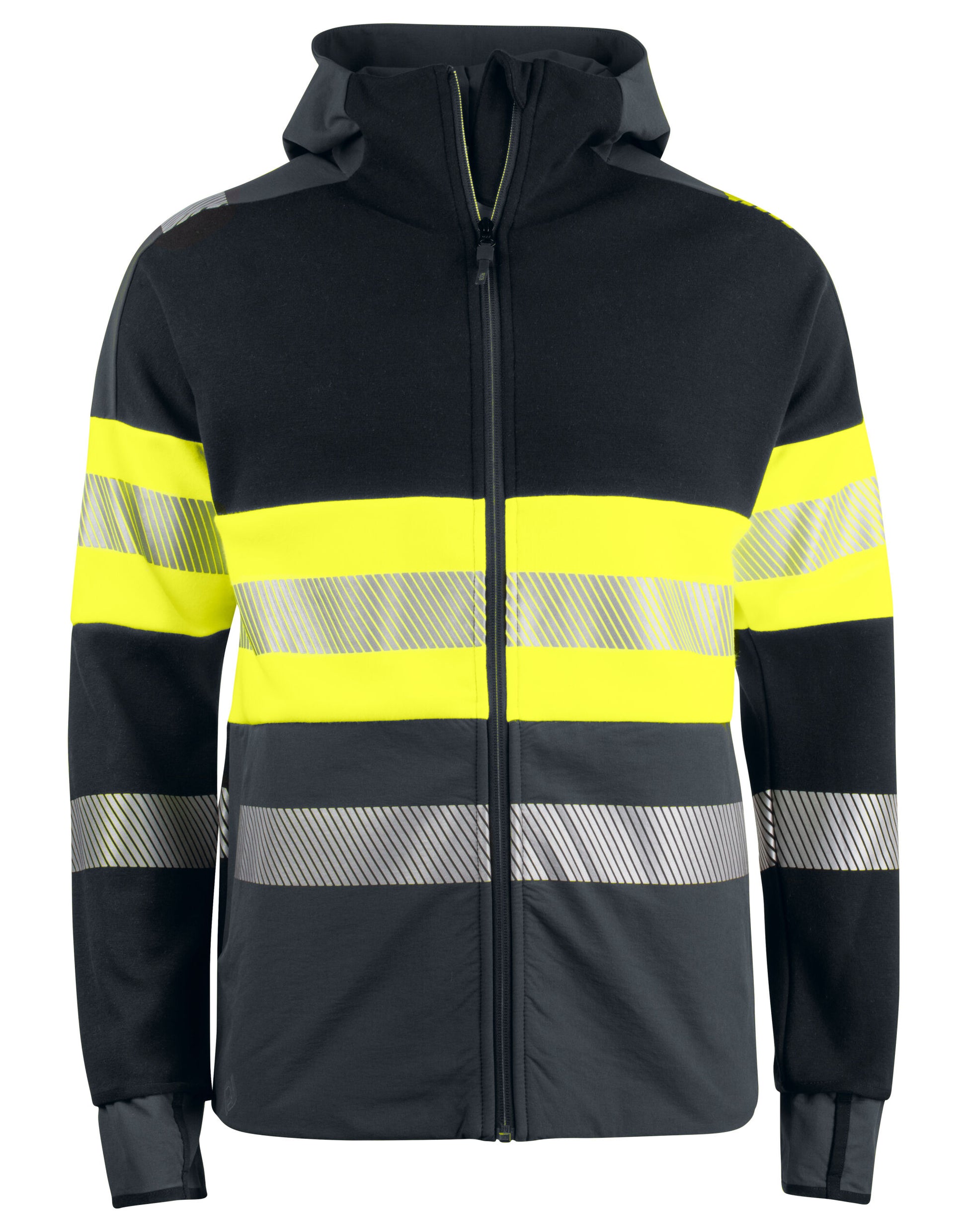6122 Technical Hood Jacket EN ISO 20471 Class 1 - Yellow/Black
