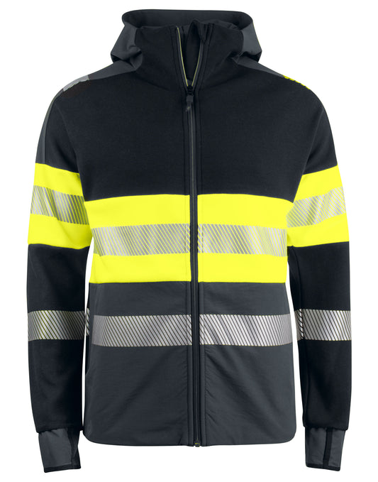 6122 Technical Hood Jacket EN ISO 20471 Class 1 - Yellow/Black