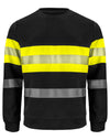 6129 Sweatshirt EN ISO 20471 Class 1 - Yellow/Black