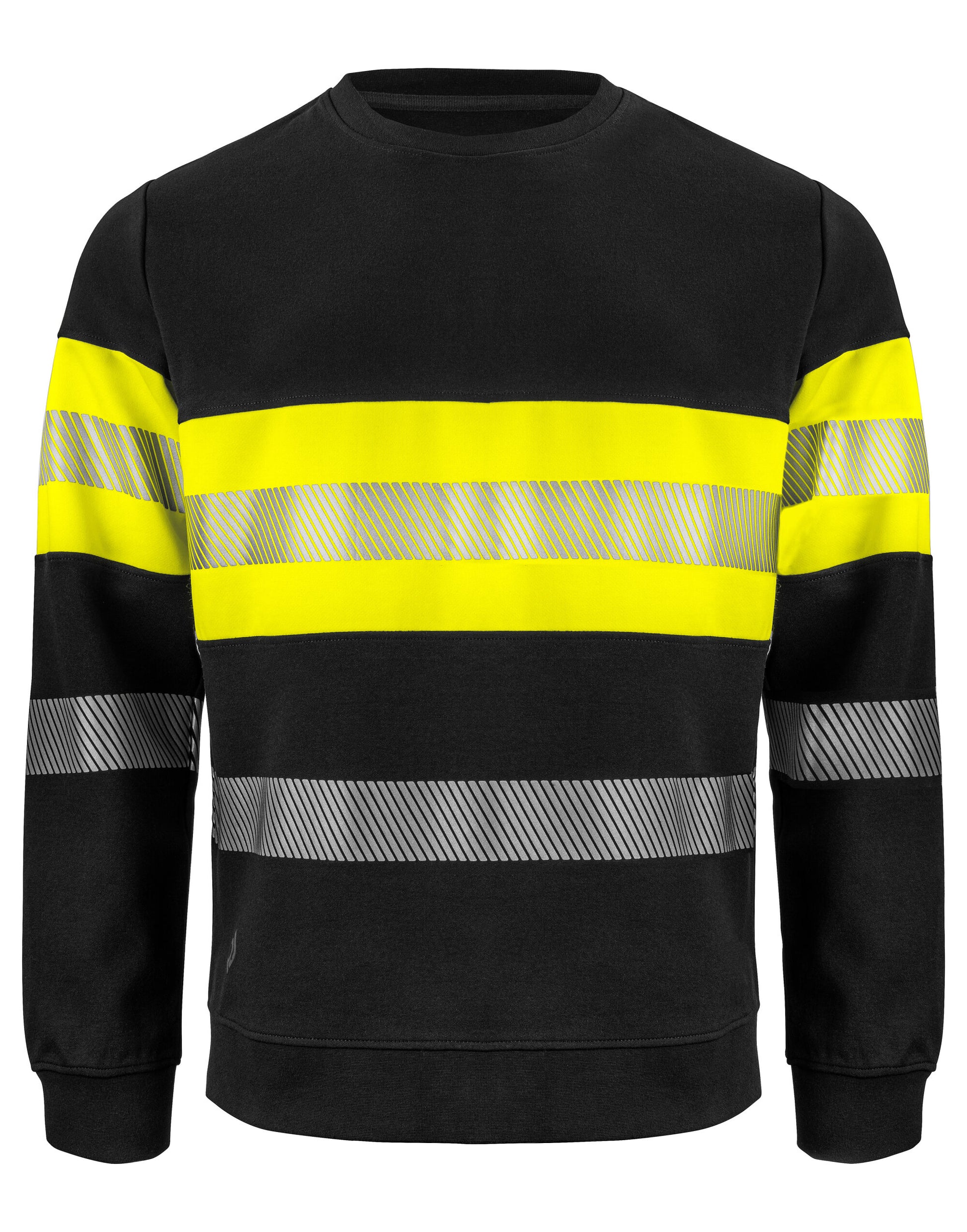 6129 Sweatshirt EN ISO 20471 Class 1 - Yellow/Black