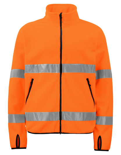 Prio 6327 Fleece Jacket EN ISO 20471 Class 3 - Orange/Black