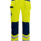 Prio 6531 EN 1S0 20471 Waistpants Class 2 - Yellow/Navy