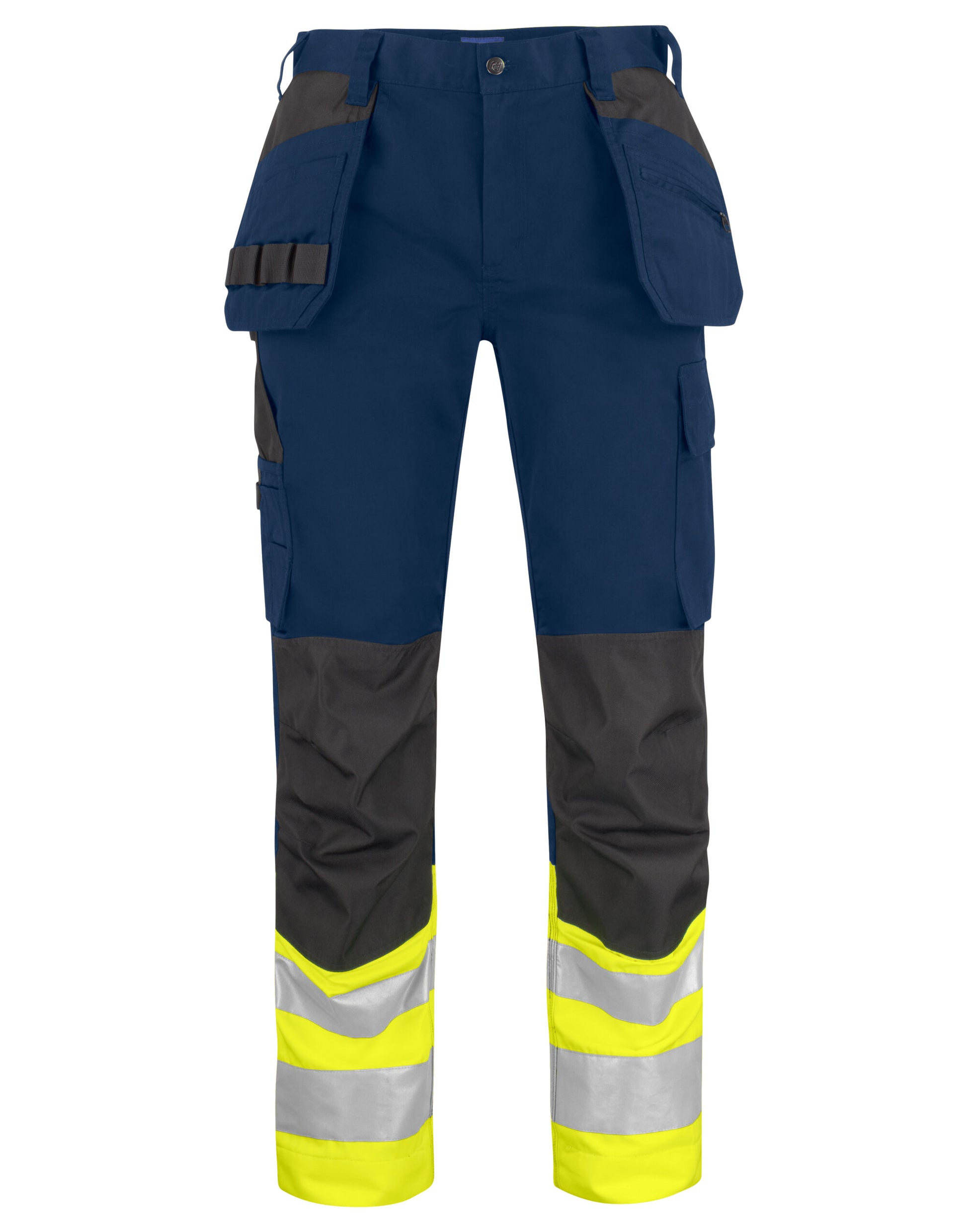 Prio 6534 Waistpants EN ISO 20471 Class 1 - Yellow/Navy