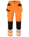 Prio 6570 Waistpant Stretch Class 2 - Orange/Black