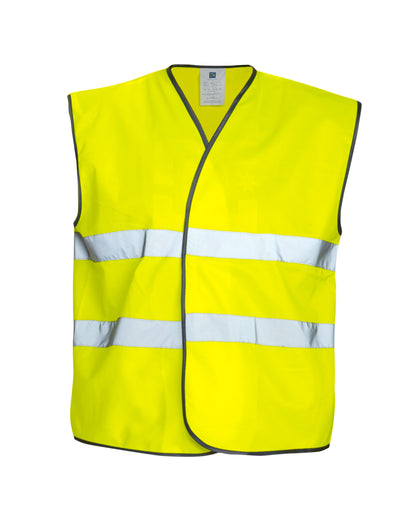 6703 Vest EN ISO 20471 Class 2 - Yellow