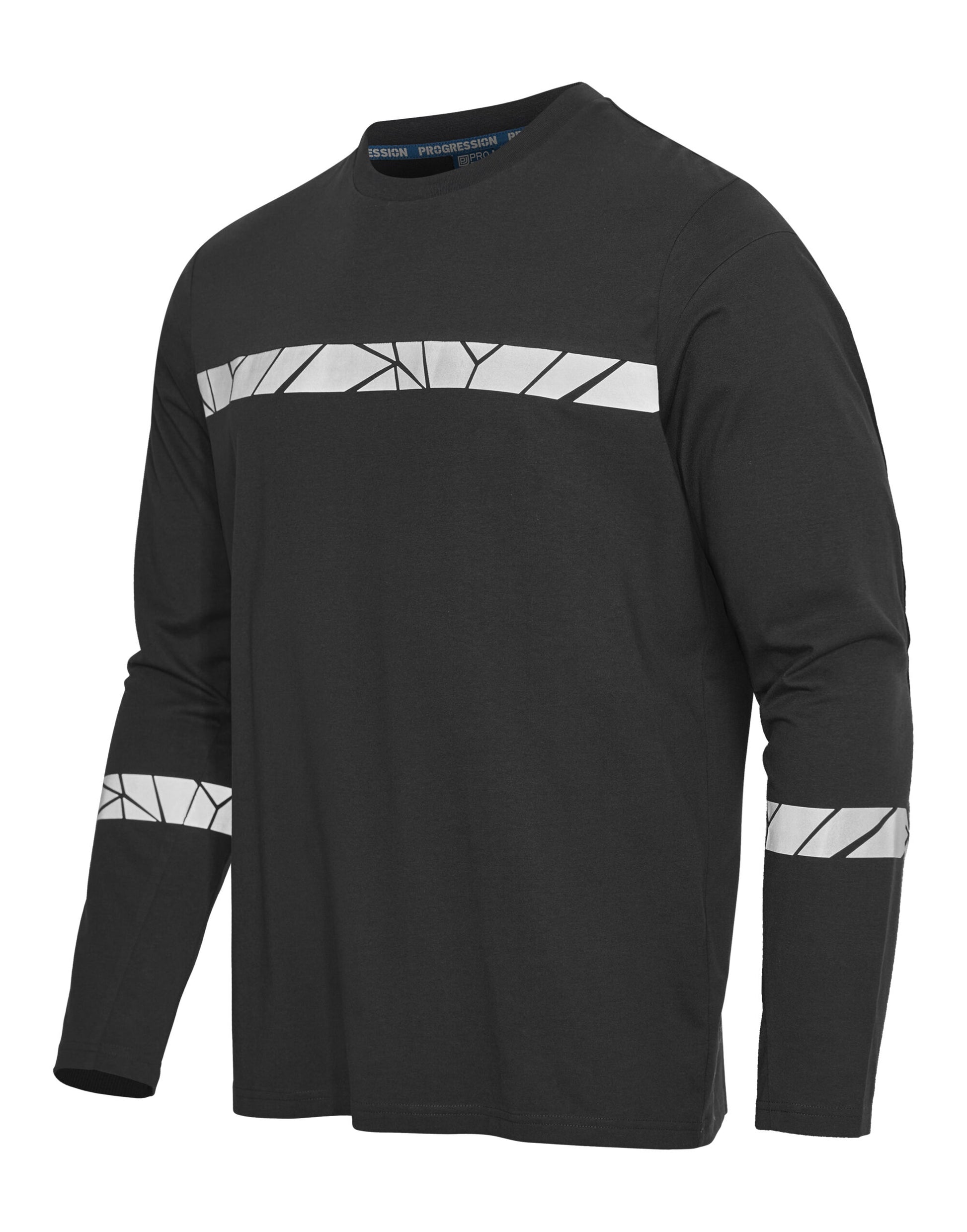 Progression 7002 Long Sleeve T-Shirt - Black/Black