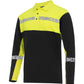 Progression 7004 Long Sleeve Pique Polo - Black/Yellow