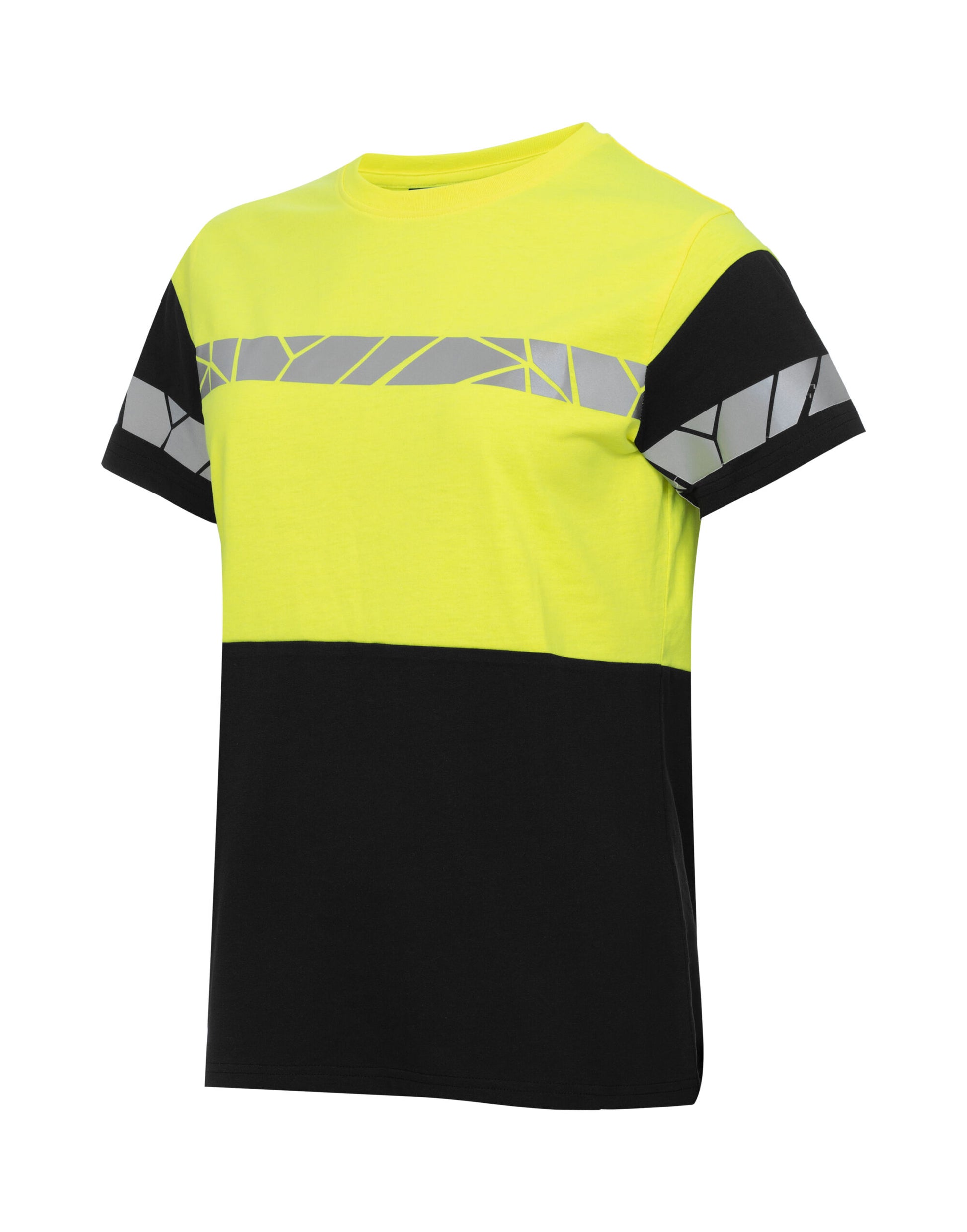 Progression 7005 Ladies T-Shirt - Black/Yellow