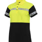 Progression 7006 Ladies Pique - Black/Yellow