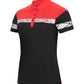Progression 7006 Ladies Pique - Black/Red