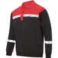 Progression 7100 Long Sleeve Polo Sweatshirt - Black/Red