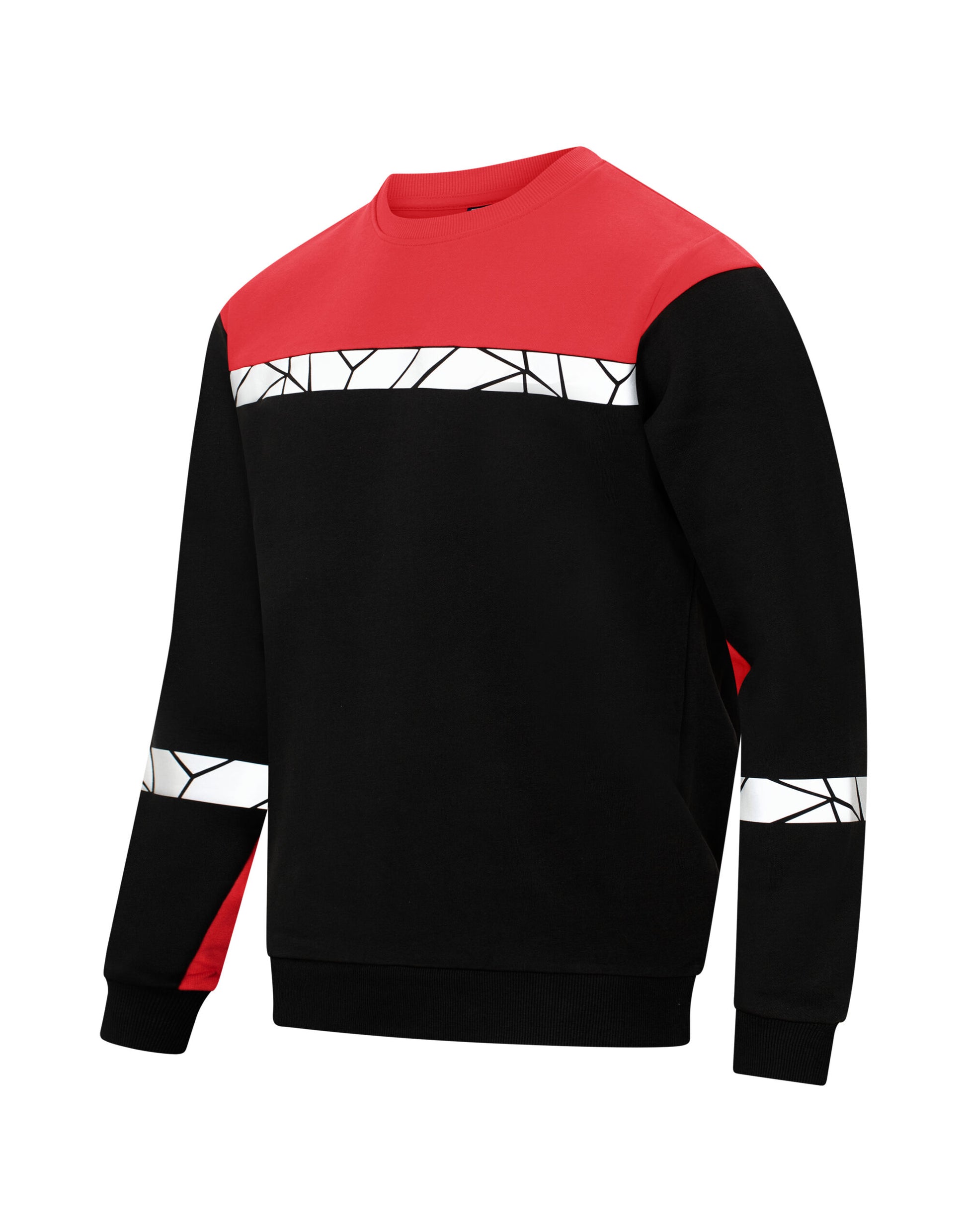 Progression 7101 Sweatshirt - Black/Red