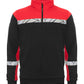Progression 7103 Full Zip Sweat - Black/Red