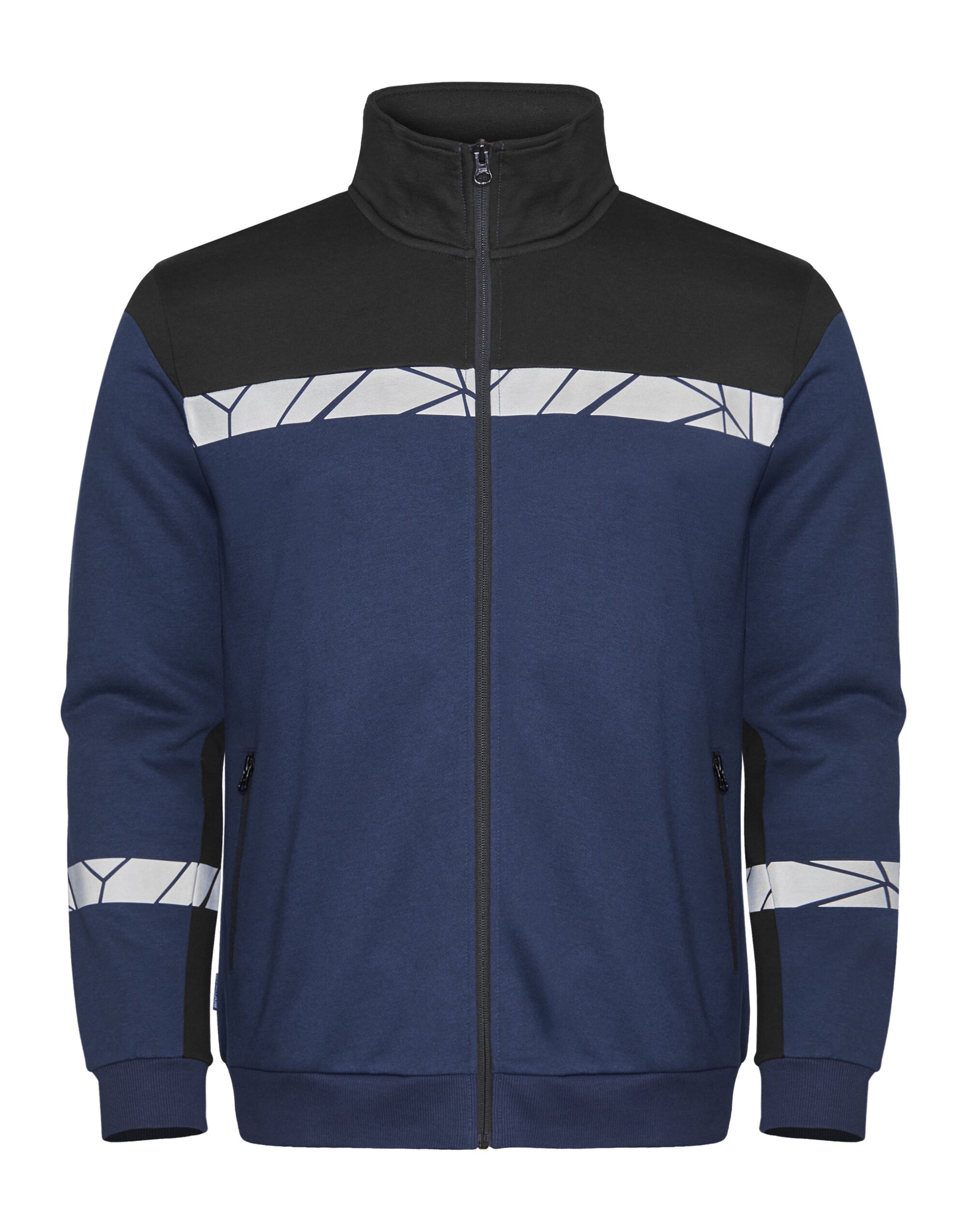 Progression 7103 Full Zip Sweat - Navy/Black
