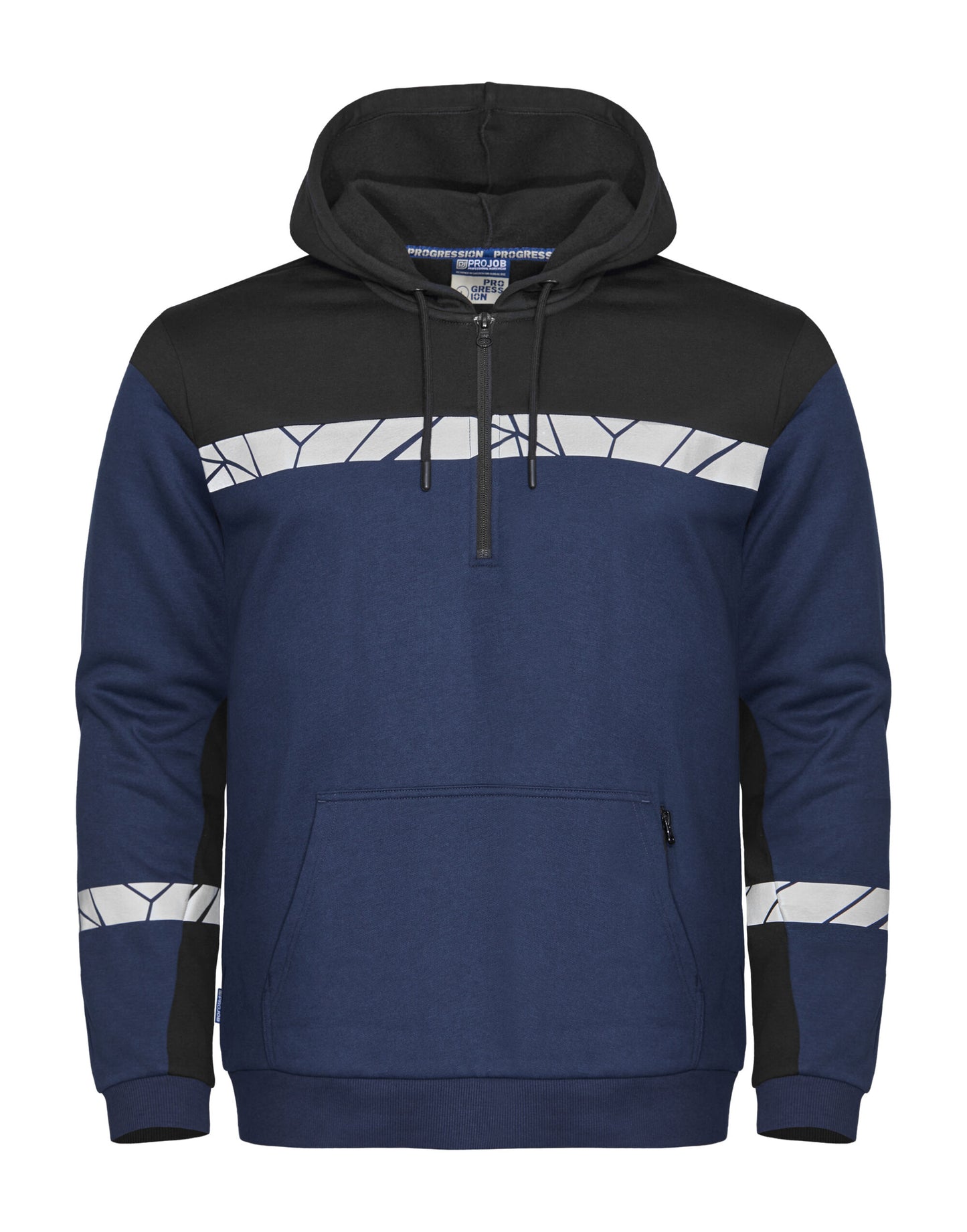 Progression 7104 1/2 Zip Hoodie - Navy/Black