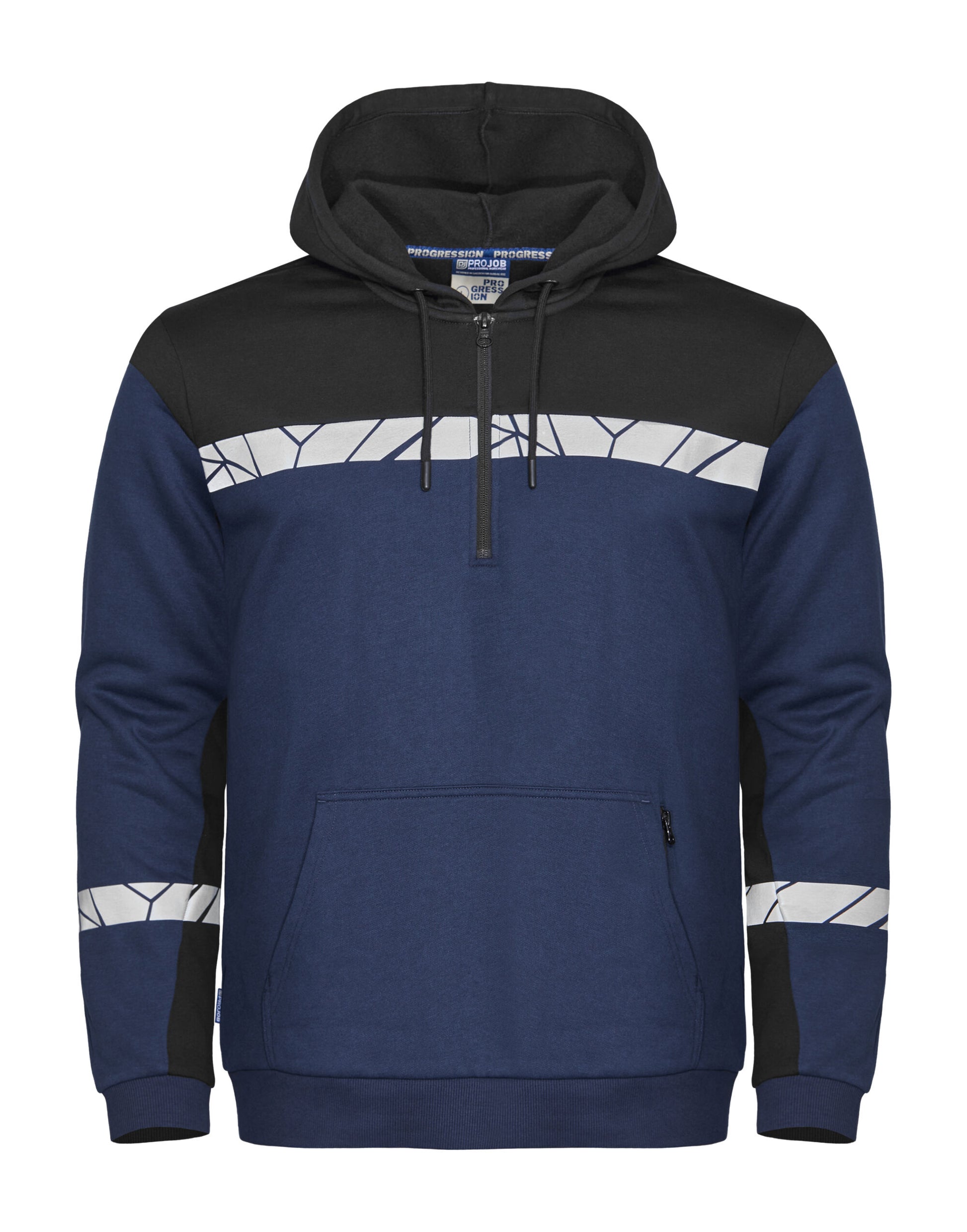 Progression 7104 1/2 Zip Hoodie - Navy/Black