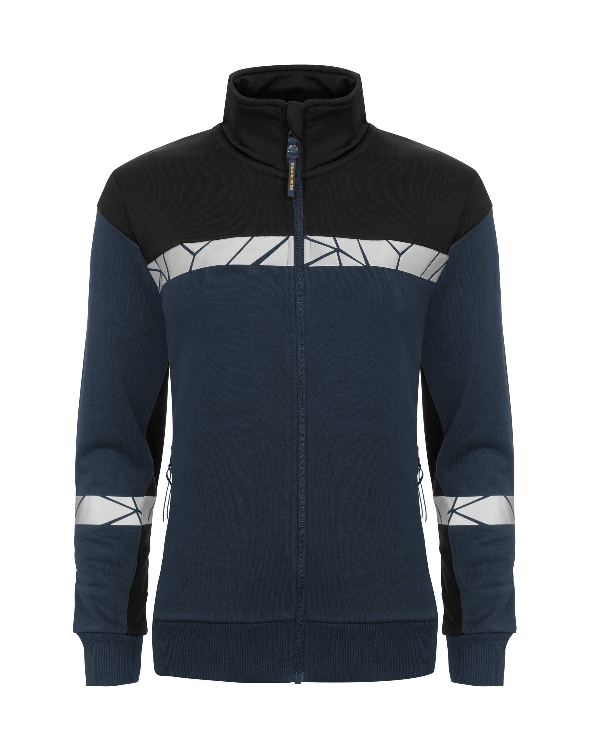 Progression 7105 Ladies Full Zip Sweatshirt - Navy/Black