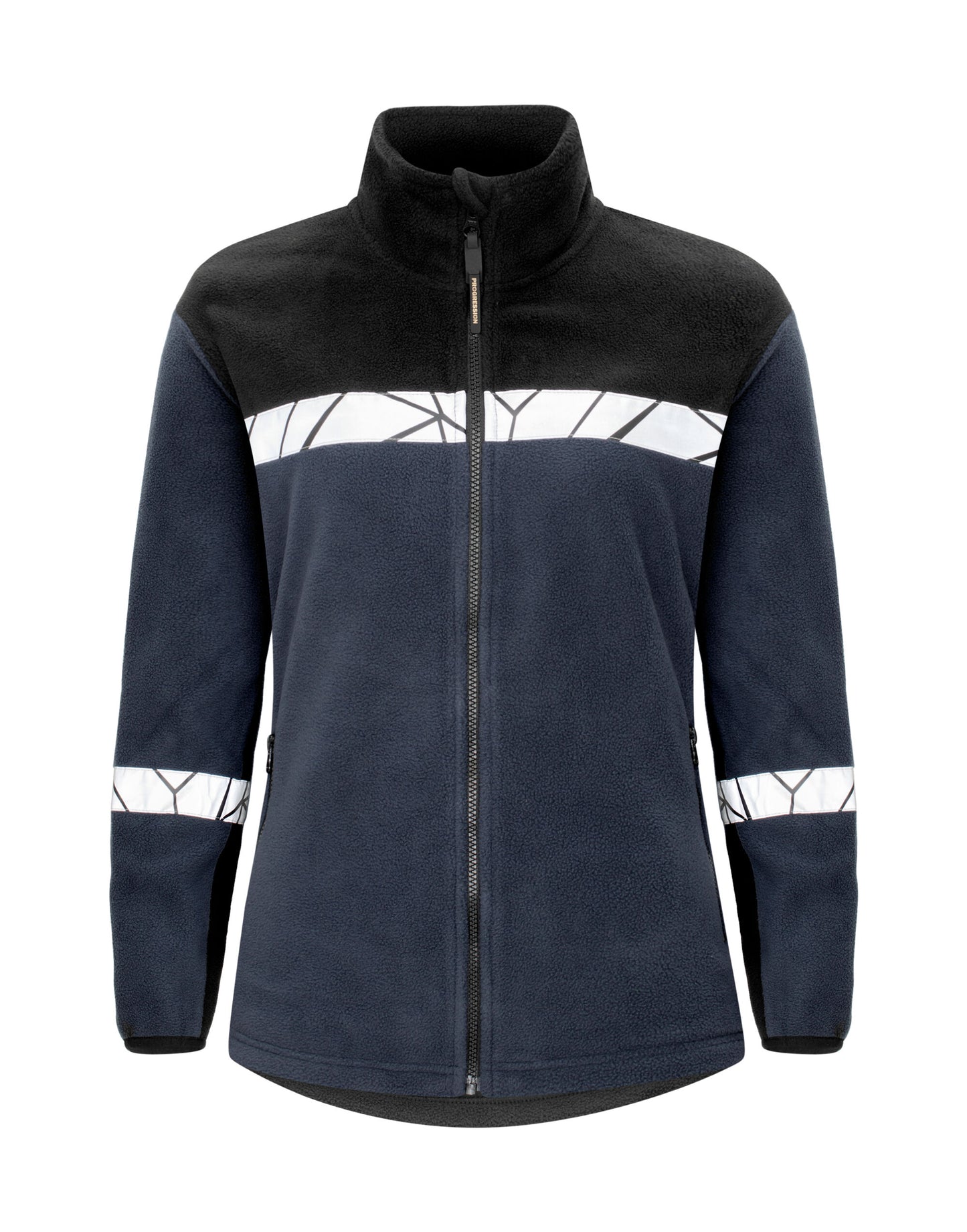 Progression 7301 Ladies Full Zip Fleece - Navy/Black