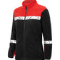Progression 7301 Ladies Full Zip Fleece - Black/Red