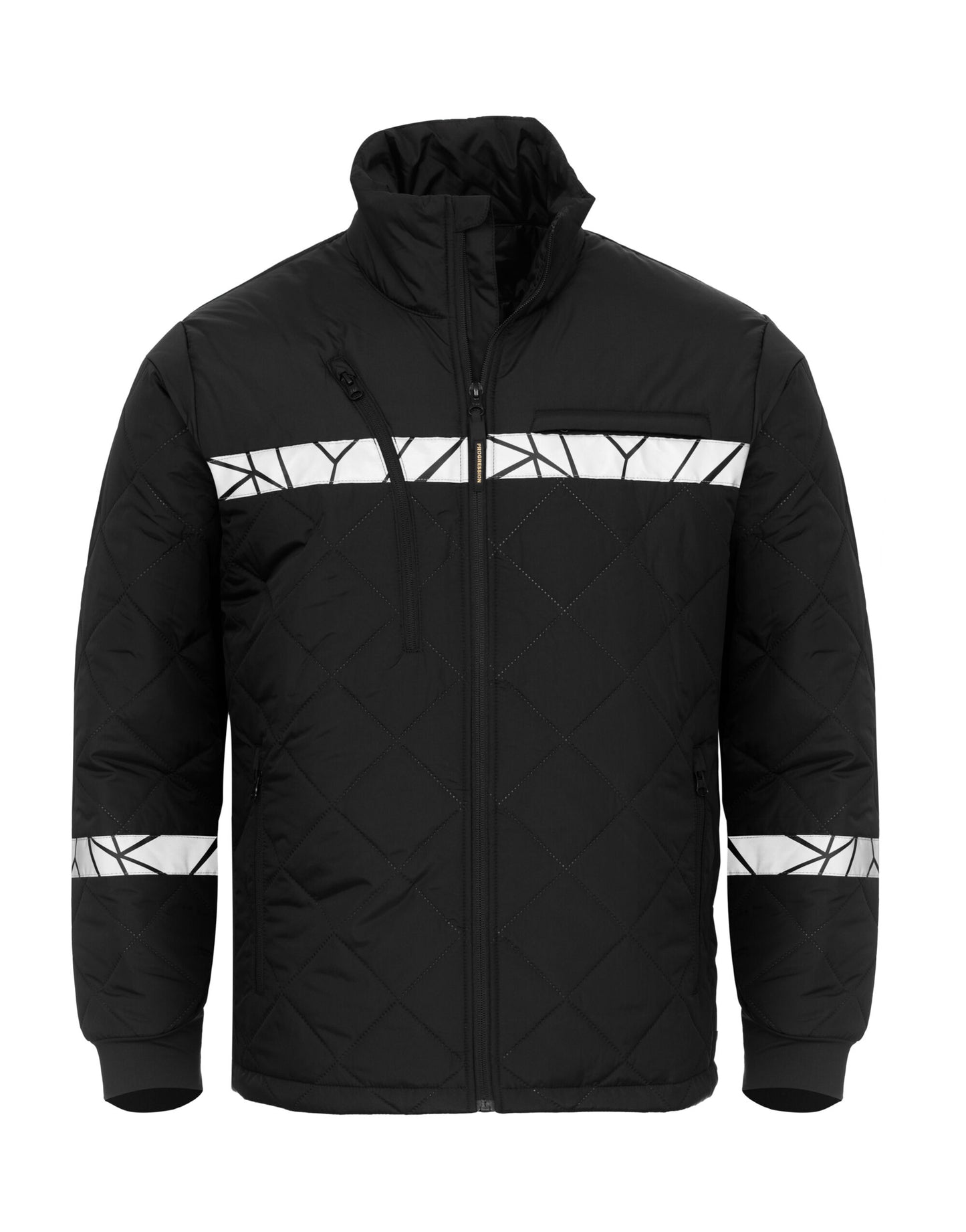 Progression 7404 Light Weight Quilted Jacket - Black/Black