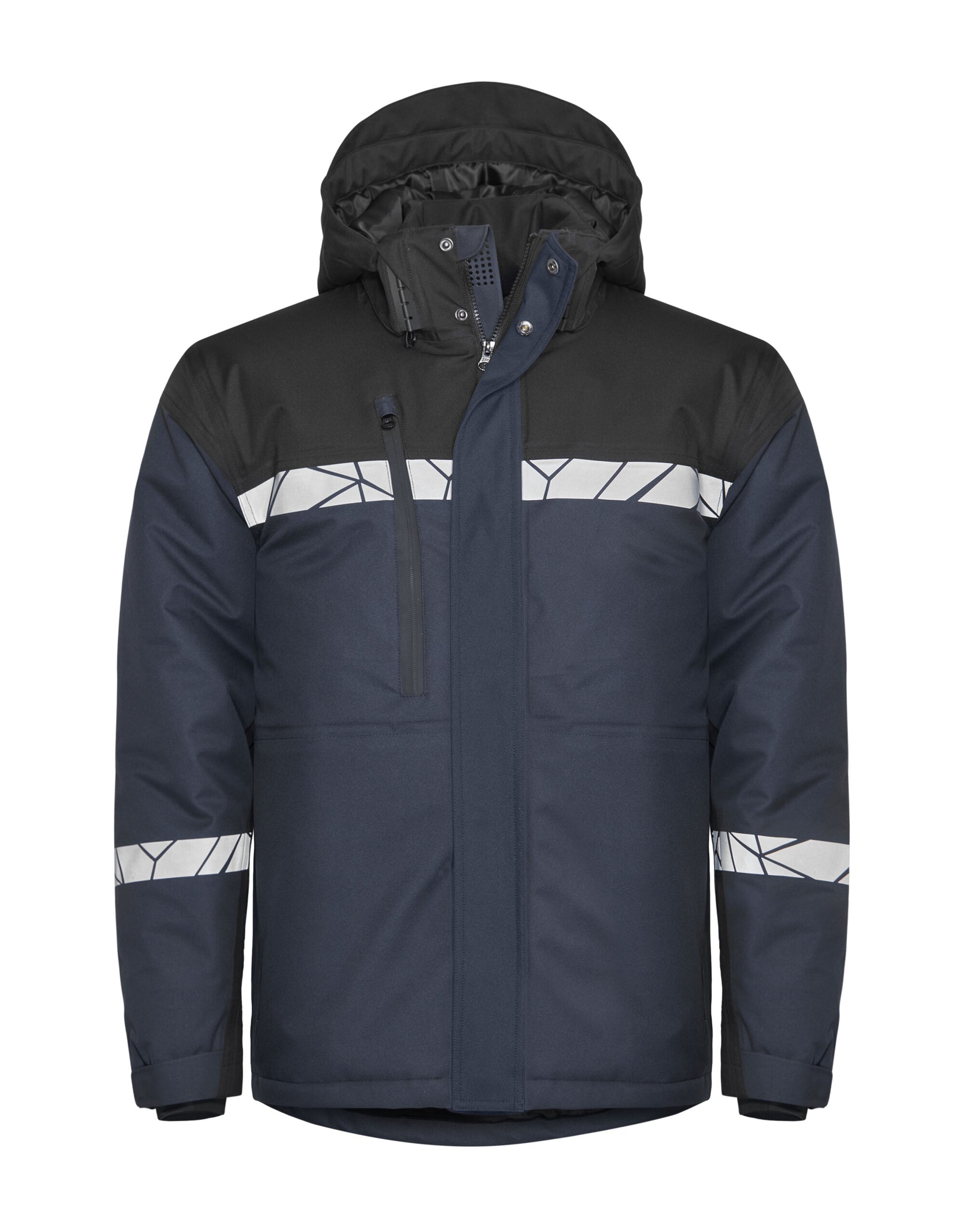 Progression 7413 Padded Softshell _x000D_ - Navy/Black