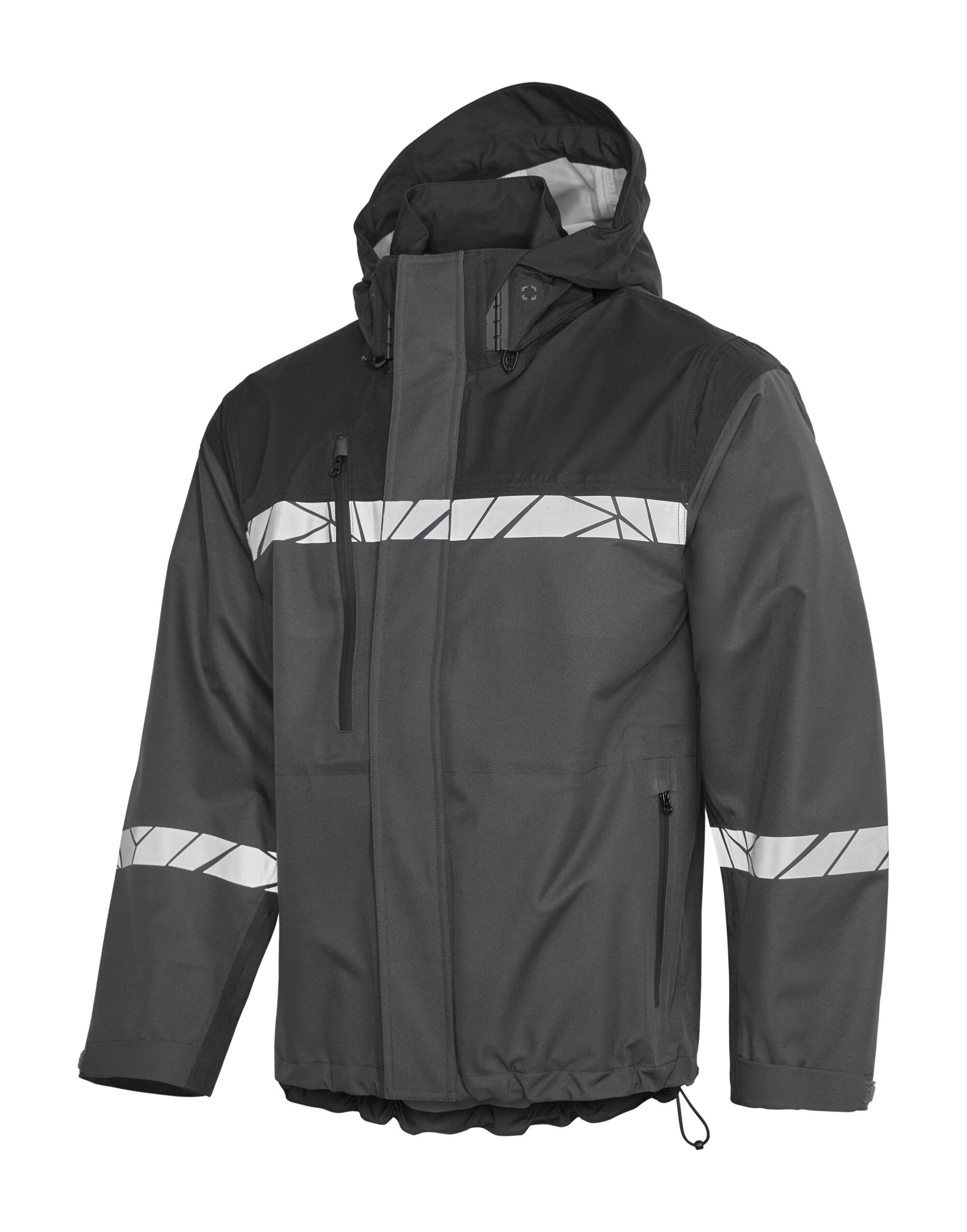 Progression 7414 Shell Jacket - Grey/Black